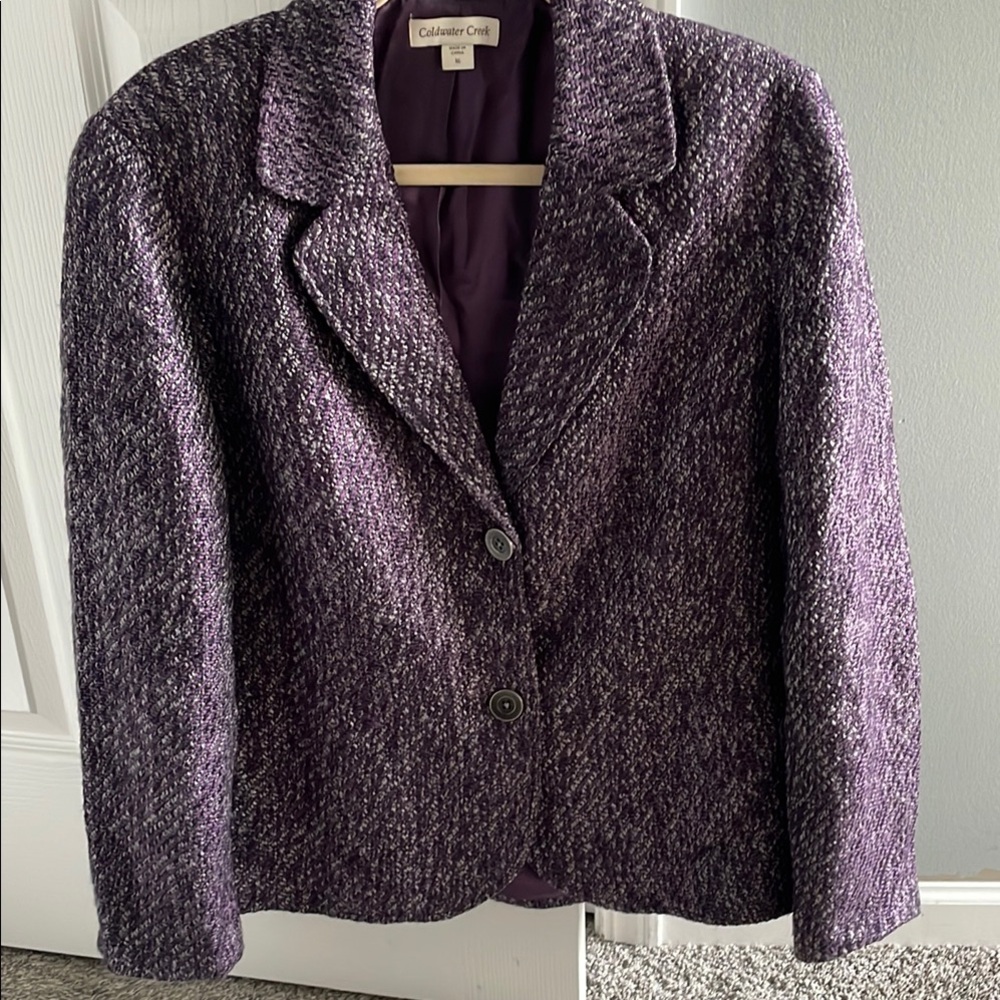 Coldwater Creek Women's Purple Jacket